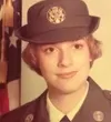 Diane Barker, January 1977, basic training graduation photo. Barker served five years in the U.S. Army, working and repairing cable TV systems and teletypes. (Courtesy photo) (Photo Credit: A