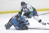 ROBERT DEBERRY/Frontiersman file photo Alaska forward Wehebe
Darge makes a move past a Wenatchee player and toward the puck
during a win over the Wild earlier this season. Darge is a native
o