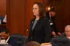 Rep. Sarah Vance, R-Homer, speaks on the floor of the Alaska House of Representatives on Wednesday, March 13, 2024. James Brooks/Alaska Beacon