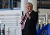 Secretary of the Air Force Frank Kendall shares his vision with Airmen during a town hall at Joint Base Pearl Harbor-Hickam, Hawaii, August 17, 2021. Kendall visited the base to meet Airmen a