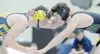 Homer's Chris Cudaback and Colony's Eric Christy face off at 152 pounds Saturday in the championship dual at the Peninsula Duals at Nikiski High School. Christy notched a 3-1 decision. Photo 