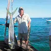 Greg Busch stands next to a catch alongside the Sea of Cortez in Los Barriles, Mexico. The Big Lake man recently won the Fall Marlin Classic fishing tournament for the second straight year. P