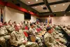 A group of U.S. Air Force noncommissioned officers attend the Senior NCOs Foundations Course at JBER, Alaska, Sept. 11, 2024. The Senior NCO Foundations Course, aimed to better equip and educ