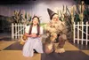 Dorothy, played by Katy Schmidt, and Rob Tracy as The Scarecrow perform during a Wednesday rehearsal of 'The Wizard of Oz' at the Valley Performing Arts Center in Wasilla. The play opens Marc