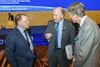 Mayor Halter (left) and Assembly member Kowalke (right) with Governor Bill Walker (Center)