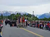 The Alaska Military Youth Academy led the 2024 Colony Days parade. Jacob Mann/Frontiersman