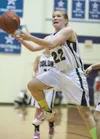 Colony senior guard Sadie Willardson drives for two points during Colony’s win over Kenai during the 2013 Northern Lights Conference Championships in Soldotna. ROBERT DeBERRY/Frontiersman.com