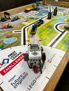 Board featuring some of the elements students have to design and solve at Mat-Su Legos Katie Stavick/Frontiersman