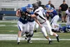 Palmer senior Chase Bruesch runs for a gain during a 31-8 win over Juneau in Palmer. Jeremiah Bartz/Frontiersman