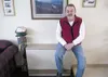 ROBERT DeBERRY/Frontiersman William Broady sits on one of four
thermal storage units in his Wasilla home. MEA has petitioned the
Regulatory Commission of Alaska to discontinue a program that 