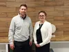 WHS Principal Jason Marvel stands with librarian Laura Anderson in a new conference/study room dedicated to promoting student learning. Jacob Mann/Frontiersman