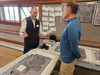 Gary Wolf talks to a community member about potential concepts of the new Palmer Public Library. Jacob Mann/Frontiersman