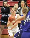 Wasilla senior Shayla Johnson prepares to fire a three-pointer during a 43-23 win over Palmer Tuesday. Johnson hit six three-pointers in the game and scored 26 points. MatSuSports.net