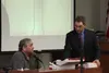 District Attorney Roman Kalytiak, right, questions witness Rodney Almandinger during the second week of the trial for Dominic Johnson, one of four teens accused of murdering Palmer teen David