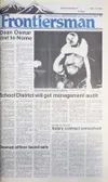 Front page of the March 22, 1984, Mat-Su Valley
Frontiersman.