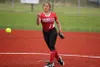 Wasilla sophomore Jordan Malave fires a pitch during a 15-0 win over Lathrop on the first day of the Railbelt Conference Champioships softball tournament Thursday afternoon at Wasilla High Sc