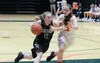 Colony sophomore Abby Kenley drives to the basket late in the fourth quarter of a 47-41 win over West Valley in the ASAA/First National Bank 4A State Basketball Championships girls quarterfin