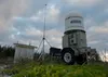 An avian radar system sits at the end of the runway at Wake Island, Wake Atoll, Jan. 31, 2020. The radar system was installed in March 2020 and is used by bird aircraft strike hazard speciali