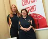 Misty Dutton and her partner, Farah Matlock who will assist her throughout the games. Courtesy photo