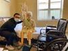 Mat-Su CNA Training Program student Kobe Brown works during clinical studies. Courtesy of Mat-Su CNA Training Program