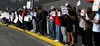 Shortly before 10:20 a.m. Tuesday morning, students from Houston High School staged a walk out protesting the loss of CTE Teacher MaryCatherine Harmon, who teaches for the Medical pathyway at