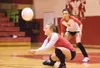 Wasilla's Aryn Crane scrambles for the dig during the Warrior's
game against the Kodiak Bears Friday at Wasilla High School.
(ROBERT DeBERRY/Frontiersman)