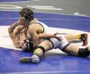 Dawson Nash works to pin North Pole's Brandon Antesberger during the 2016 Lancer Smith Memorial finals. Nash, a 2017 Colony graduate, has been named an All-American honorable mention by Wrest