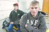ROBERT DeBERRY/Frontiersman Andrew Zwink, 18, left, and James
Spikes, 20, are signed up to compete in the 2008 Tesoro Iron Dog
snowmachine race. One of the youngest teams in the race, both Zw