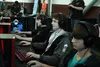 Jesse Hushower, Tobin Hushower and Sam Vanderweele compete for the Palmer High team during an esports event sponsored by MTA in October. Tim Rockey/Frontiersman//