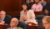 Rep. Genevieve Mina, D-Anchorage, speaks in favor of a budget amendment on Thursday, April 6, 2023, in the Alaska House of Representatives. James Brooks/Alaska Beacon