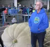 This year’s 2017 Alaska State Fair Great Pumpkin Weigh-Off winner was Dave Iles, all the way from North Pole. His pumpkin weighed 1,231.5 pounds. JACOB MANN/Frontiersman