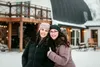New owners Jennifer Cole (left) and Amber Lanphier (right) at Mountain Field Farm. Courtesy photo