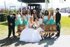 Shelby and Sierra Chernik on their wedding day, Aug. 2, 2015, at the Palmer depot. Courtesy photo