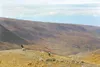 ROBERT DeBERRY/Frontiersman Sightseers pause along a ridge line
to photograph the valley below Monday afternoon. The fall colors
are at a peak along the drive from Palmer to Willow by way of
