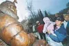 A larger-than-life Joe Redington Sr. sculpture was dedicated in
front of friends and family in February. Frontiersman file
photo