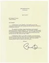 Letter from President Barack Obama Courtesy photo