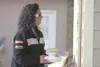 Wasilla Area Seniors Inc. Meals On Wheels delivery driver Shelly Johnson waits for someone to answer the door at one of her deliveries in this Frontiersman file photo. Frontiersman file photo