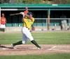 Christin Stewart leads the Alaska Baseball League in RBI and is sixth in batting average, hitting .325 on the season. ROBERT DeBERRY/Frontiersman.com