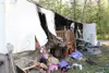 This Wickham Drive mobile home in Butte was completely gutted by a Thursday fire called in around 7 a.m. By the time firefighters arrived just minutes later, the structure was engulfed, a fir