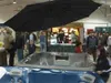 Numerous hot tubs and waterjet spas fill an open area at Raven
Hall during the Mat-Su Home Show. Representatives were on hand to
answer questions about these and other home enhancements. Phot