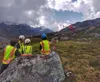 Several gravel tent platforms at Reed Lakes are being added and construction is starting on a pit latrine and a composting latrine. Clayton Barber Hobbes/Alaska State Parks
