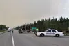 A,forest fire in the Willow area has burned more than 1,000 acres, destroyed two homes and displaced 15 to 20 families from their homes. HEATHER A. RESZ/Frontiersman