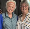 Bridgette Preston, writer, and Diana Bailey, actor. Barbara Hunt/For the Frontiersman