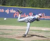 Alaska Road Warriors starter Bryce Borngraeber fires a pitch during a 7-6 win over South on Saturday. JEREMIAH BARTZ/Frontiersman