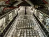 A U.S. Air Force C-17 Globemaster III loaded with 78,000 pounds of infant formula bound for Indianapolis International Airport, Indiana, May 22, 2022. U.S. Transportation Command expeditiousl