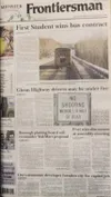 Front page of the Jan. 9, 2001, edition of the Mat-Su Valley
Frontiersman.