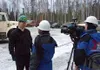 Evergreen Resources CEO Mark Sexton talked to reporters at a
drilling site in Houston last week. The company is excited about
coal-bed methane prospects that Sexton said might double the know