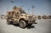 A Maxxpro Mine-Resistant Ambush Protected vehicle, manufactured by Navistar, heads out on patrol at Camp Phoenix, Afghanistan, July 28, 2009. (U.S. Army photo by Sgt. Teddy Wade/Released) SGT