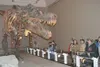The world's most comprehensive Tyrannosaurus rex, Sue, is
visited by museum-goers at the Anchorage Museum of History and Art
Sunday afternoon. Sue is part of a rotating exhibit, and she will
