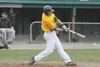 Mat-Su Miners outfielder Dayne Wunderlich belts a double during a 6-5 win over the San Francisco Seals June 18 at Hermon Brothers Field in Palmer. Jeremiah Bartz